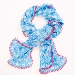 Vineyard Vines Blue & Pink Parrot Scarf